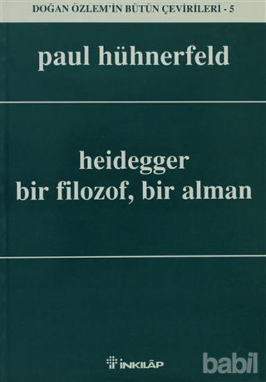 Picture of Heidegger  Bir Filozof, Bir Alman