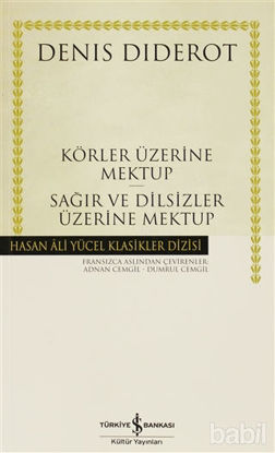 Picture of Körler Üzerine Mektup - Sağırlar ve Dilsizler Üzerine Mektup