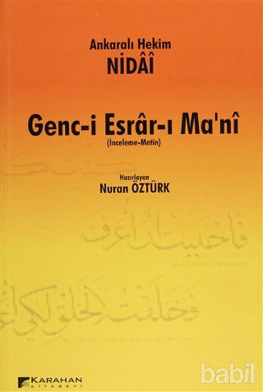 Picture of Ankaralı Hekim Nidai Genc-i Esrar-ı Ma'ni