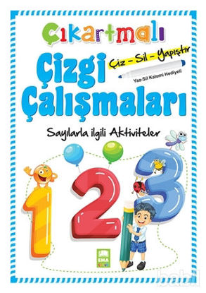 Picture of Sayılarla İlgili Aktiviteler - Çıkartmalı Çizgi Çalışmaları