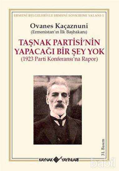 Picture of Taşnak Partisi’nin Yapacağı Bir Şey Yok