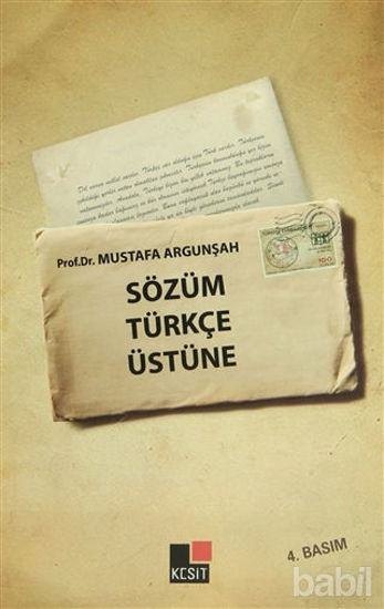 Picture of Sözüm Türkçe Üstüne