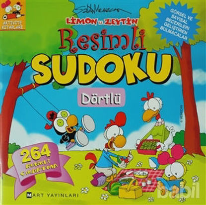 Picture of Limon ile Zeytin Resimli Sudoku Dörtlü