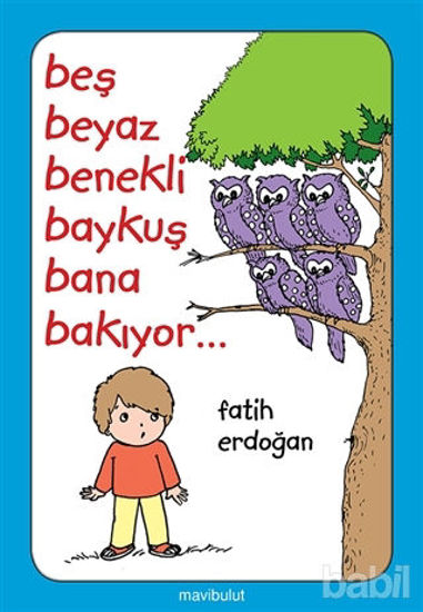 Picture of Beş Beyaz Benekli Baykuş Bana Bakıyor...