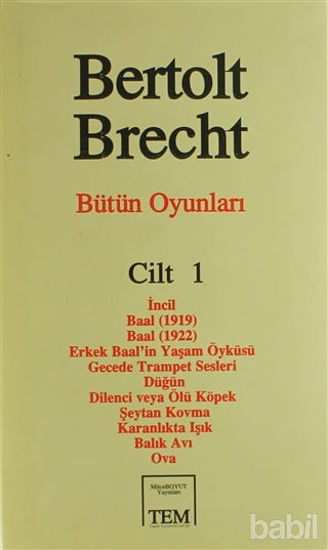 Picture of Bütün Oyunları Cilt: 1