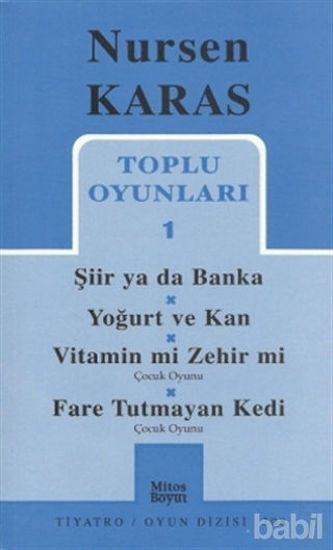 Picture of Toplu Oyunları 1 Şiir ya da Banka / Yoğurt ve Kan /  Vitamin mi Zehir mi? / Fare Tutmayan Kedi