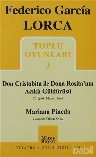 Picture of Toplu Oyunları 3 - Don Cristobita ile Dona Rosita’nın Acıklı Güldürüsü - Mariana Pineda