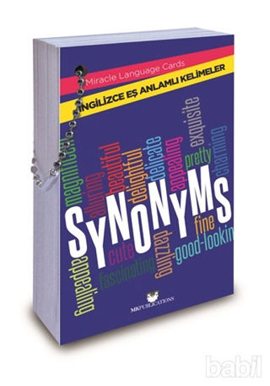 Picture of Synonyms - İngilizce Eş Anlamlı Kelimeler