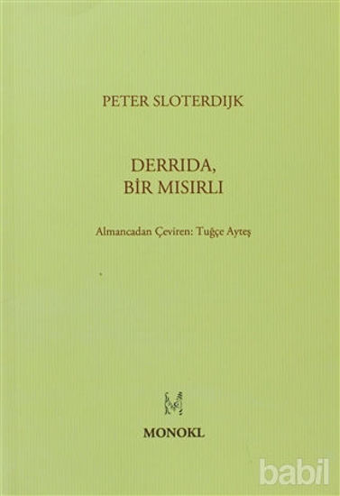 Picture of Derrida, Bir Mısırlı