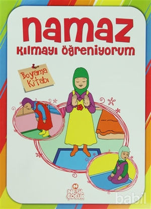 Picture of Namaz Kılmayı Öğreniyorum Kız - Boyama