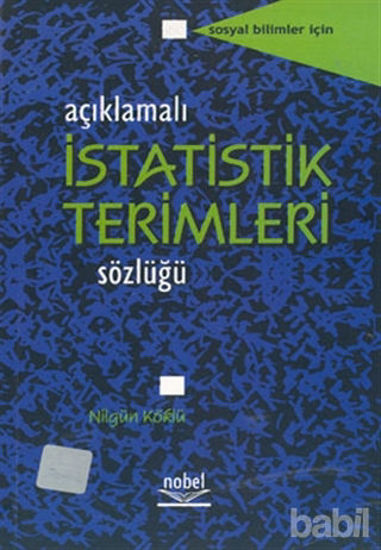 Picture of Açıklamalı İstatistik Terimleri Sözlüğü