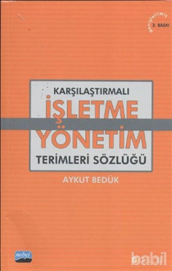 Picture of Karşılaştırmalı İşletme - Yönetim Terimleri Sözlüğü