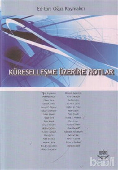 Picture of Küreselleşme Üzerine Notlar