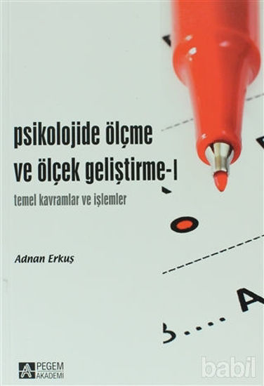 Picture of Psikolojide Ölçme ve Ölçek Geliştirme - 1