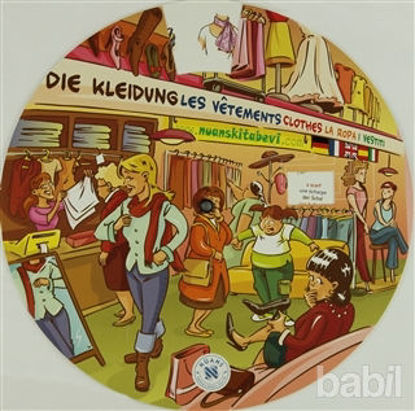 Picture of Kelime Çarkı - Giysiler (İngilizce, İspanyolca, Almanca, Fransızca, İtalyanca)