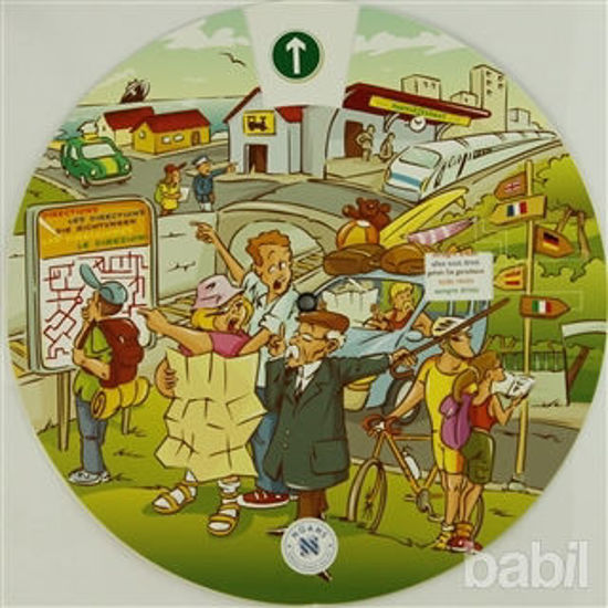 Picture of Kelime Çarkı - Kent Hayatı ve Yön-Yol Tarifi (İngilizce, İspanyolca, Almanca, Fransızca, İtalyanca)