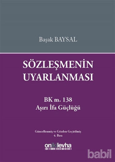 Picture of Sözleşmenin Uyarlanması