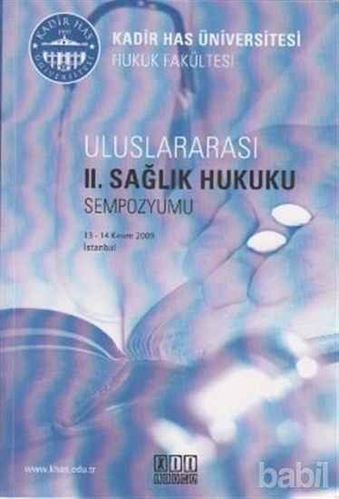 Picture of Uluslararası 2. Sağlık Hukuku Sempozyumu