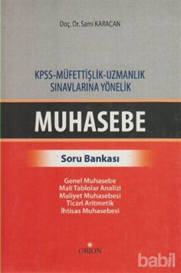 Picture of KPSS - Müfettişlik - Uzmanlık Sınavlarına Yönelik Muhasebe Soru Bankası