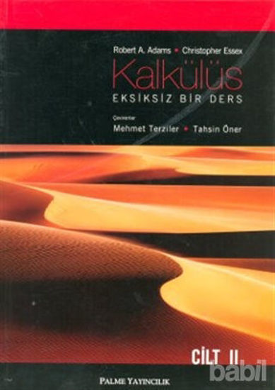 Picture of Kalkülüs Eksiksiz Bir Ders Cilt 2