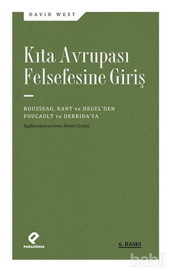 Picture of Kıta Avrupası Felsefesine Giriş