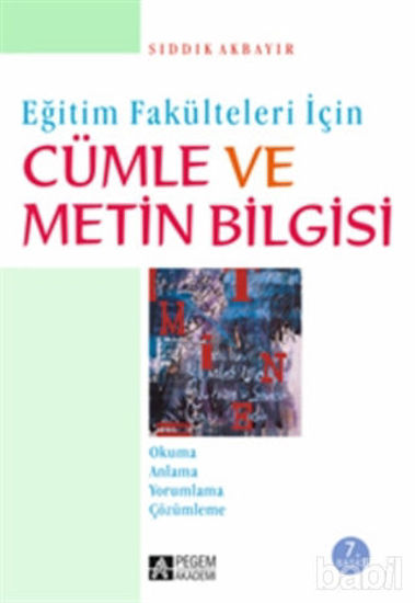 Picture of Cümle ve Metin Bilgisi