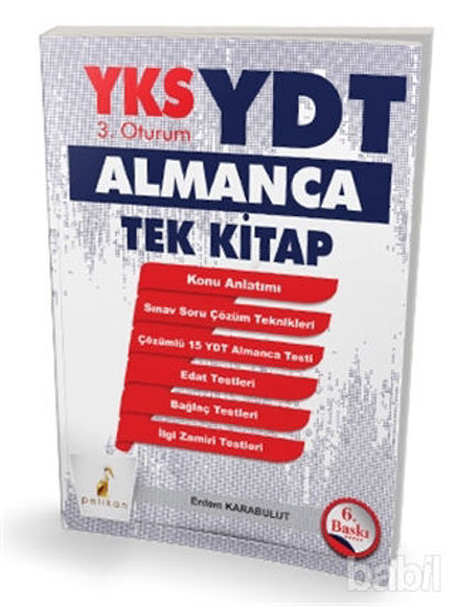Picture of YKS-YDT 3. Oturum Almanca Tek Kitap