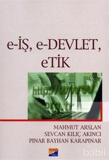 Picture of E-İş, E-Devlet, Etik