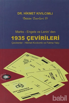 Picture of Marks, Engels ve Lenin’den 1935 Çevirileri
