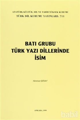 Picture of Batı Grubu Türk Yazı Dillerinde İsim