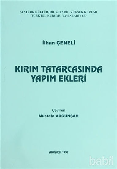 Picture of Kırım Tatarcasında Yapım Ekleri