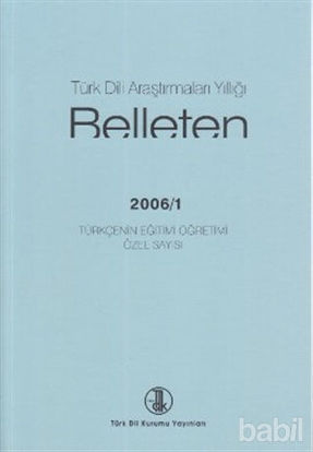 Picture of Türk Dili Araştırmaları Yıllığı - Belleten 2006 / 1
