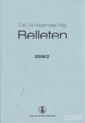 Picture of Türk Dili Araştırmaları Yıllığı - Belleten 2006 / 2