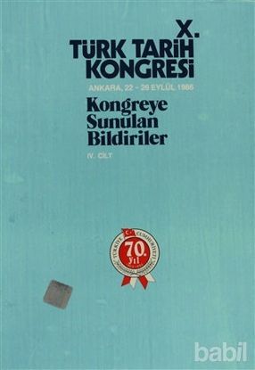 Picture of 10. Türk Tarih Kongresi - 4. Cilt