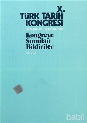 Picture of 10. Türk Tarih Kongresi - 6. Cilt
