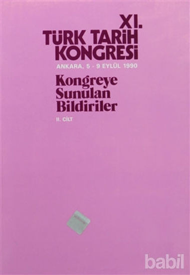 Picture of 11. Türk Tarih Kongresi 2. Cilt
