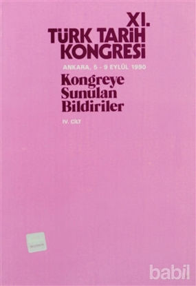 Picture of 11. Türk Tarih Kongresi 4. Cilt