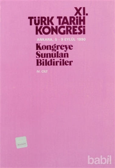 Picture of 11. Türk Tarih Kongresi 4. Cilt