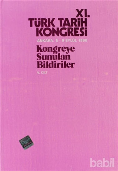 Picture of 11. Türk Tarih Kongresi 5. Cilt