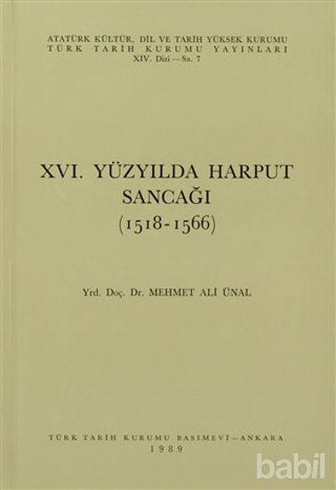 Picture of 16. Yüzyılda Harput Sancağı (1518-1566)