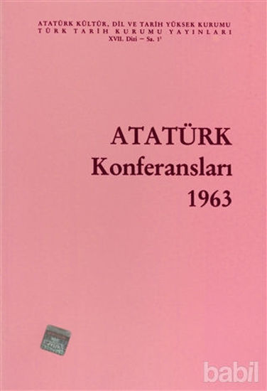Picture of Atatürk Konferansları 1963 Cilt: 1