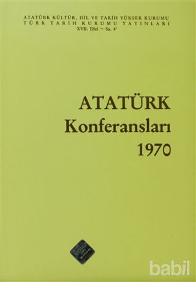 Picture of Atatürk Konferansları 1970 Cilt: 4