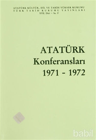 Picture of Atatürk Konferansları 1971 - 1972 Cilt: 5