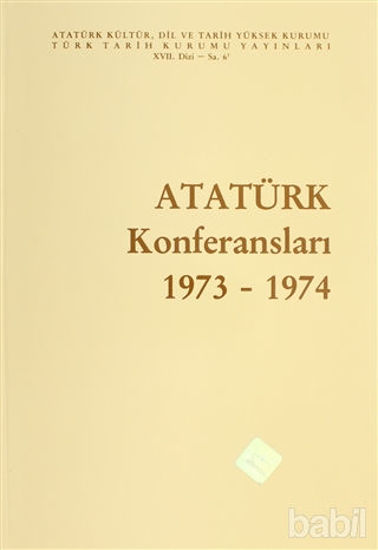 Picture of Atatürk Konferansları 1973 - 1974 Cilt: 6