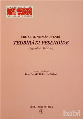 Picture of Ebu Sehl Nu’man Efendi Tedbirat-ı Pesendide