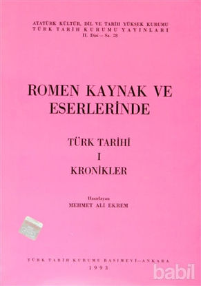 Picture of Romen Kaynak ve Eserlerinde Türk Tarihi 1 Kronikler