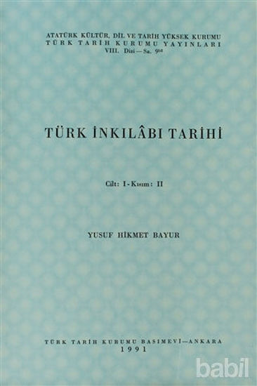 Picture of Türk İnkılabı Tarihi Cilt 1 Kısım: 2