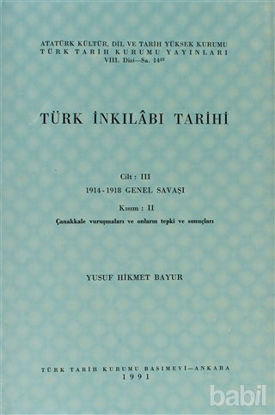 Picture of Türk İnkılabı Tarihi Cilt 3  Kısım 2