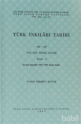 Picture of Türk İnkılabı Tarihi Cilt: 3 Kısım: 1