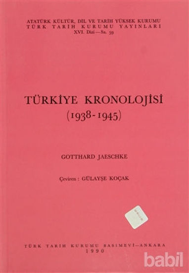 Picture of Türkiye Kronolojisi 1938-1945